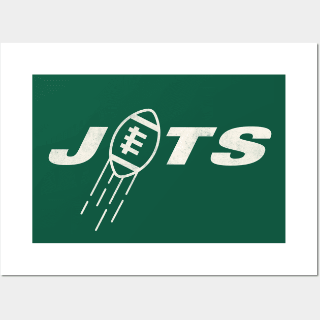 New York Jets by Buck Tee Wall Art by Buck Tee